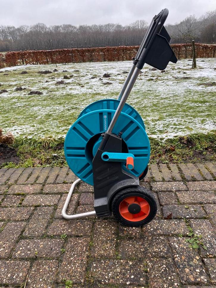 Gardena Verrijdbare Slanghaspel, Tuin en Terras, Tuinslangen, Gebruikt, Tuinslanghaspel, Ophalen