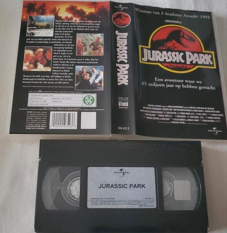 Steven Spielberg Jurassic Park Sealed VHS Actie, Cd's en Dvd's, VHS | Film, Zo goed als nieuw, Actie en Avontuur, Vanaf 16 jaar