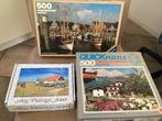 3 puzzels, Ophalen, 500 t/m 1500 stukjes, Gebruikt, Legpuzzel