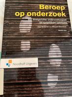 Beroep op Onderzoek boek Joep Brinkman en Hilbrand Oldenhuis, Ophalen of Verzenden, Beta, Zo goed als nieuw, HBO