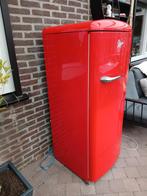 Pelgrim retro koelkast rood 255 liter bieden!!!!, Witgoed en Apparatuur, 200 liter of meer, Ophalen, Gebruikt, Met vriesvak
