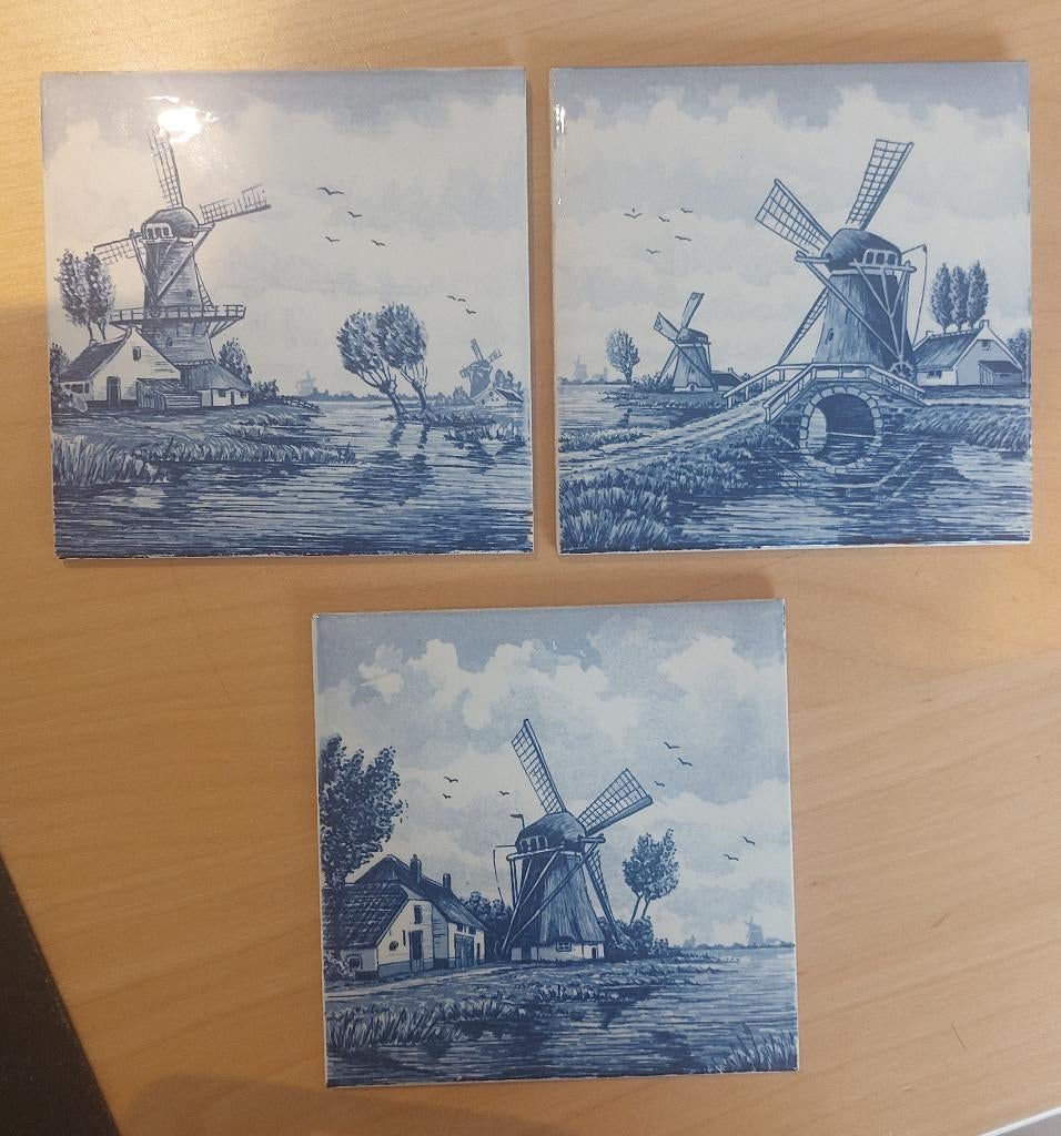 Delfts Blauwe tegeltjes, Antiek en Kunst, Antiek | Wandborden en Tegels, Ophalen of Verzenden