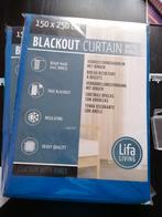2x Verduisterend gordijn met ringen - 150x250 cm, Ophalen of Verzenden, Nieuw, 100 tot 150 cm, 200 cm of meer