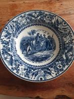 Antiek diep bord met Napoleon afbeelding, Antiek en Kunst, Ophalen of Verzenden