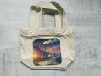Unieke, zelfbedrukte tas, van deze tas is er maar 1, Ophalen of Verzenden, Nieuw, Beige, Avondtasje
