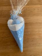 Handdoek cadeau set IJsco uni lux, Ophalen of Verzenden, Nieuw, Blauw, Handdoek