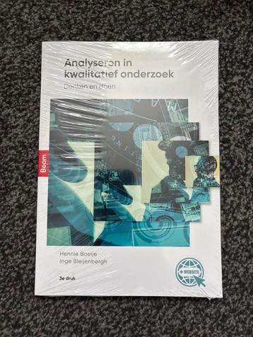 Analyseren in kwalitatief onderzoek - Nieuw! beschikbaar voor biedingen