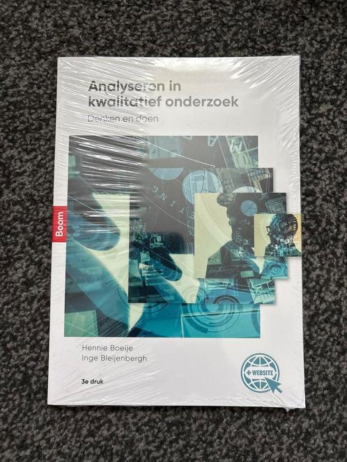 Analyseren in kwalitatief onderzoek - Nieuw!, Boeken, Studieboeken en Cursussen, Nieuw, HBO, Gamma, Ophalen of Verzenden