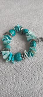 Turquoise kralen armband, Ophalen of Verzenden