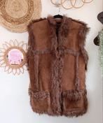 Vintage lammy shearling Afghaanse bodywarmer waistcoat, Kleding | Dames, Bodywarmers, Maat 38/40 (M), Bruin, Ophalen of Verzenden