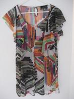 Blouse Luna dames z.g.a.n. maat 42 oranje groen 26082025, Ophalen, Luna, Maat 42/44 (L), Zo goed als nieuw