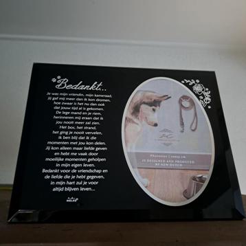 NIEUW: Luxe fotolijst Nagedachtenis Huisdier Hond beschikbaar voor biedingen
