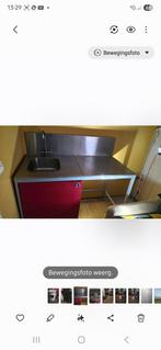 RVS Spoeltafel met Onderkast, Huis en Inrichting, Keuken | Keukenelementen, Gebruikt, Minder dan 100 cm, 25 tot 50 cm, 50 tot 100 cm