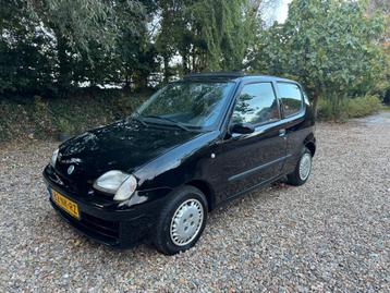 Fiat Seicento 1.1 2001 Zwart *Open dak, unieke conditie!* beschikbaar voor biedingen