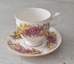 TE KOOP! Engelse kop en schotel Royal Kent! Als NIEUW!, Ophalen of Verzenden, Zo goed als nieuw, Porselein, Kop en/of schotel
