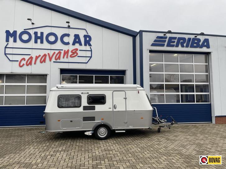 Eriba Touring 530 Urban, Mover, Luifel, Caravans en Kamperen, Caravans, tot en met 3, 750 - 1000 kg, Standaardzit, Eriba, Dwarsbed
