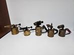5 koperen gasbranders  voor €60,-!, Antiek en Kunst, Antiek | Gereedschap en Instrumenten, Ophalen