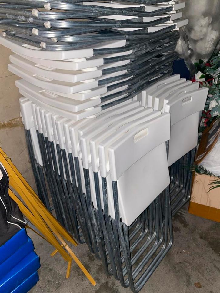 Klapstoelen te huur!, Hobby en Vrije tijd, Feestartikelen, Zo goed als nieuw, Overige, Ophalen of Verzenden