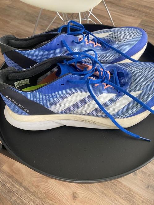 adidas Adizero Boston 12 Heren - Schoenmaat 45 1/3, Sport en Fitness, Loopsport en Atletiek, Gebruikt, Hardloopschoenen, Hardlopen