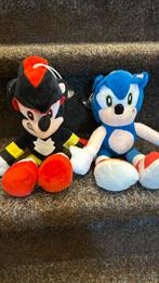 Sonic en shadow knuffels met zuignap, Ophalen of Verzenden, Zo goed als nieuw, Overige typen