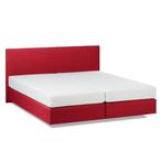 Ikea boxspring rood 2 pers, Huis en Inrichting, Slaapkamer | Boxsprings, Ophalen, Gebruikt, Tweepersoons, Overige maten