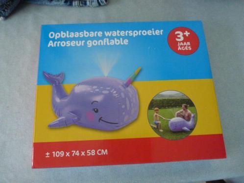 Opblaasbare Watersproeier Paarse Walvis, Kinderen en Baby's, Speelgoed | Buiten | Opblaasfiguren, Nieuw, Ophalen of Verzenden