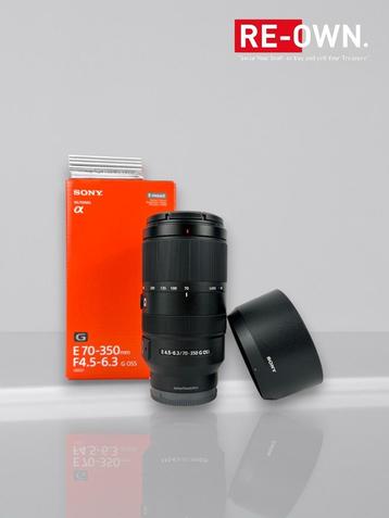 Sony E 70-350mm f/4.5-6.3 G OSS (nieuwstaat + gratis filter) beschikbaar voor biedingen