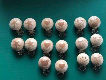 Speenclips met opdruk - 16 stuks beschikbaar voor biedingen