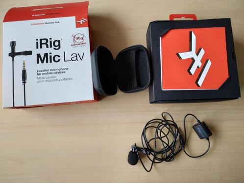 IK Multimedia iRig Mic Lav dasspeldmicrofoon voor iOS Androi, Muziek en Instrumenten, Microfoons, Zo goed als nieuw, Ophalen of Verzenden