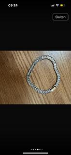 Zilveren armband, Sieraden, Tassen en Uiterlijk, Armbanden, Ophalen of Verzenden, Zo goed als nieuw, Zilver, Met kristal