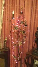 Bronzen lamp in de vorm van een boom nieuw brons, Antiek en Kunst, Antiek | Lampen, Ophalen of Verzenden