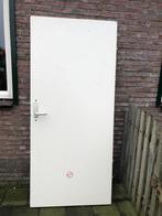 Nr. 4 |Stompe deur 212X 88 cm| opdekdeur 210,5X93,5|, Ophalen, Gebruikt, 80 tot 100 cm, Binnendeur