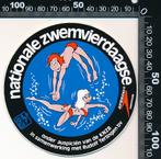 Sticker: KNZB - Nationale Zwemvierdaagse - Rudolf Terlingen, Sport, Ophalen of Verzenden