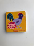 Elly van der Linden - Hoe doet de haan?, Boeken, Kinderboeken | Baby's en Peuters, Elly van der Linden, Gelezen, Ophalen of Verzenden