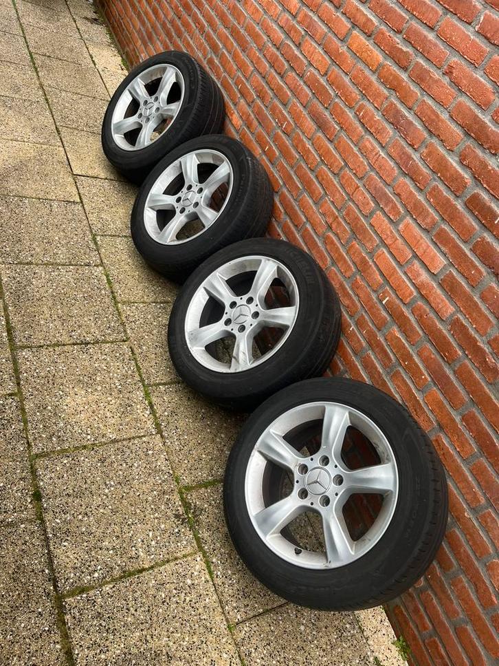 5x112 mercedes Breedset velgen 16 inch nette setje!, Auto-onderdelen, Banden en Velgen, Velg(en), Zomerbanden, 16 inch, 205 mm