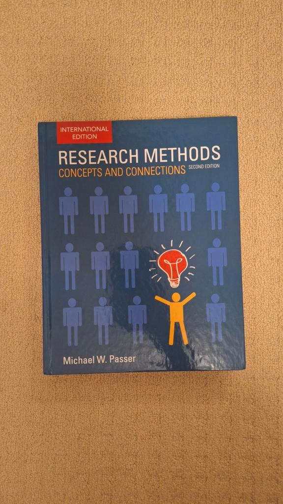 Research Methods - Concepts and Connections, Boeken, Studieboeken en Cursussen, Zo goed als nieuw, WO, Ophalen of Verzenden