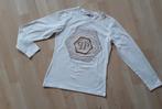 Philipp Plein t shirt mt 158. wit/goud, Kinderen en Baby's, Kinderkleding | Maat 158, Philipp Plein, Zo goed als nieuw, Shirt of Longsleeve