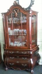 Noten laden vitrine kast, Huis en Inrichting, Ophalen, 50 tot 100 cm, Zo goed als nieuw, 3 of 4 laden