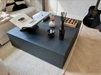 Te koop: Mooie zwarte bijzettafel / salontafel SeraWonen, Huis en Inrichting, Ophalen, 50 tot 100 cm, Vierkant, Scandinavisch