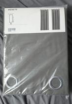 Ikea Merete: Grijze katoenen gordijnen - 2 stuks, Huis en Inrichting, Stoffering | Gordijnen en Lamellen, Ophalen of Verzenden