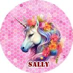 CD184 icing frosting eenhoorn unicorn 20cm eetbare print, Nieuw, Versiering, Ophalen of Verzenden, Taarten