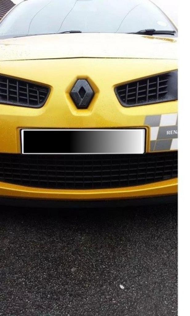 Zwart logo cover RENAULT MEGANE 2 2000–2008 GT, RS 225 230, Auto diversen, Tuning en Styling, Ophalen of Verzenden