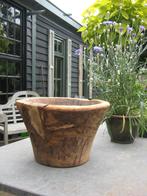 oude Houten Schaal/Sobere schaal, Huis en Inrichting, Woonaccessoires | Schalen en Manden, Gebruikt, Schaal, Rond, Ophalen of Verzenden