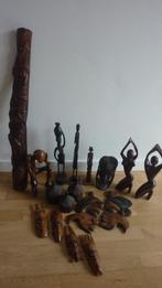 afrikaans houtsnijwerk, beeld, hout, kunst, schip, Antiek en Kunst, Kunst | Beelden en Houtsnijwerken, Ophalen