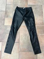 Nik&Nik zwarte leren broek, Kinderen en Baby's, Kinderkleding | Maat 152, Broek, Meisje, Nik&Nik, Ophalen of Verzenden