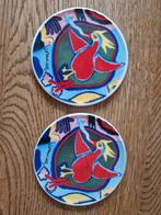 Corneille onderzetters 2x keramiek, Ophalen of Verzenden, Zo goed als nieuw, Glas of Kopje