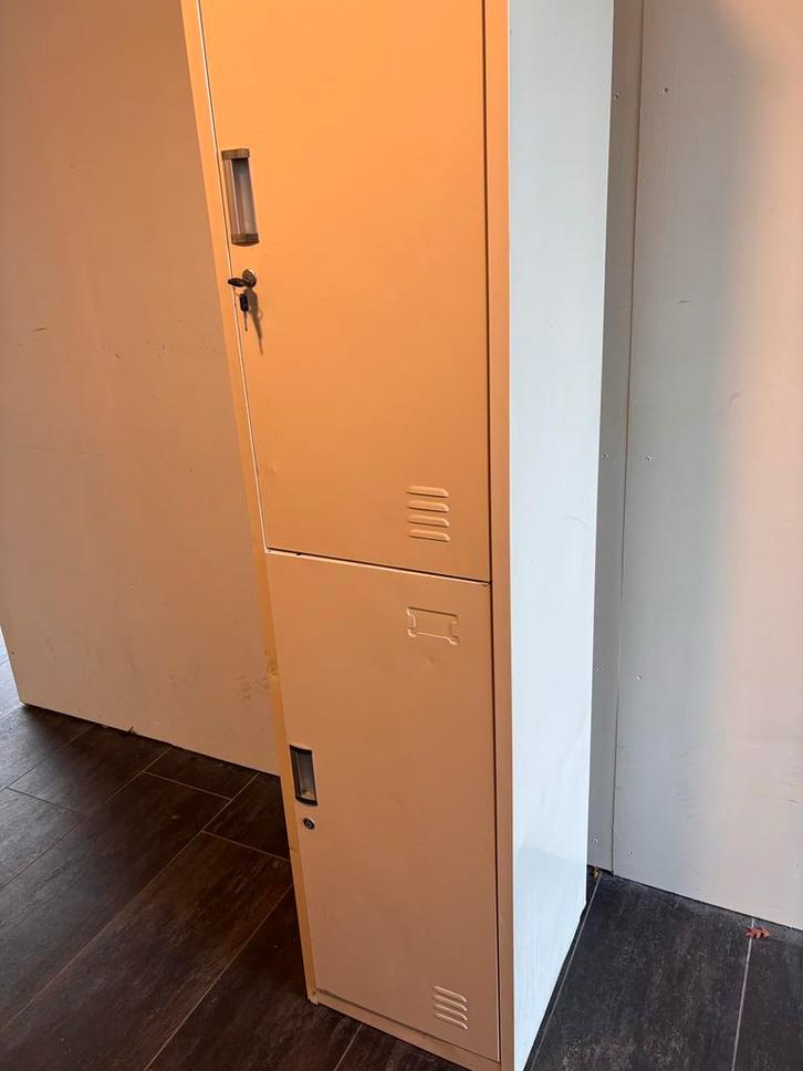 Metalen Lockerkast - 180 cm, Huis en Inrichting, Kasten | Lockerkasten, Gebruikt, Ophalen