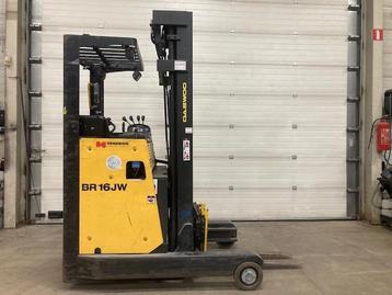 Daewoo BR16JW Reach truck reachtruck 48volt triplo mast beschikbaar voor biedingen