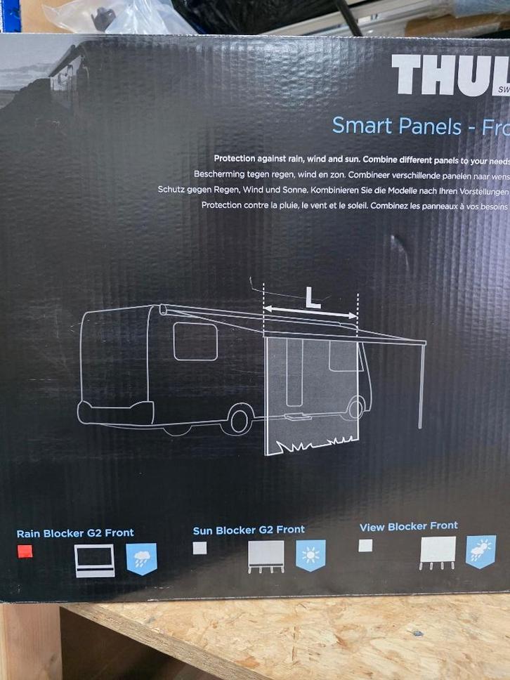 Thule Rain Blocker G2 Voorwand 1.92x2.10, Caravans en Kamperen, Caravan accessoires, Nieuw, Ophalen
