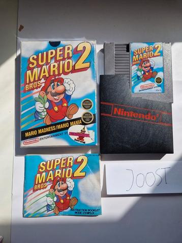 Super Mario Bros 2 Nintendo Nes compleet  beschikbaar voor biedingen